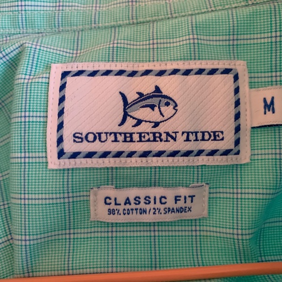 Southern Tide plaid Long Sleeve Button Down Shirt - Picture 4 of 6